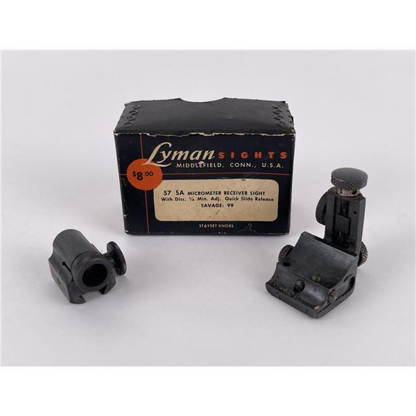 Lyman Peep Sight Set Winchester Model 52