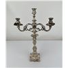 Image 1 : German .800 Weighted Silver Candelabra