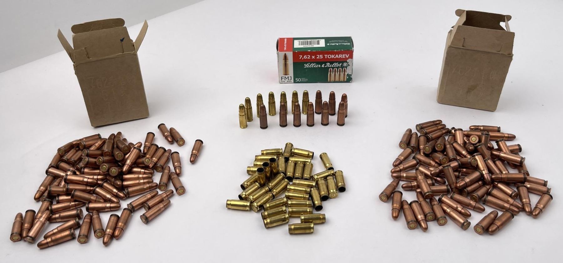 Lynx 7.62x25mm Tokarev Snap Caps - 10 Pack Training Rounds - Brass/Plastic/Rubber USA Made