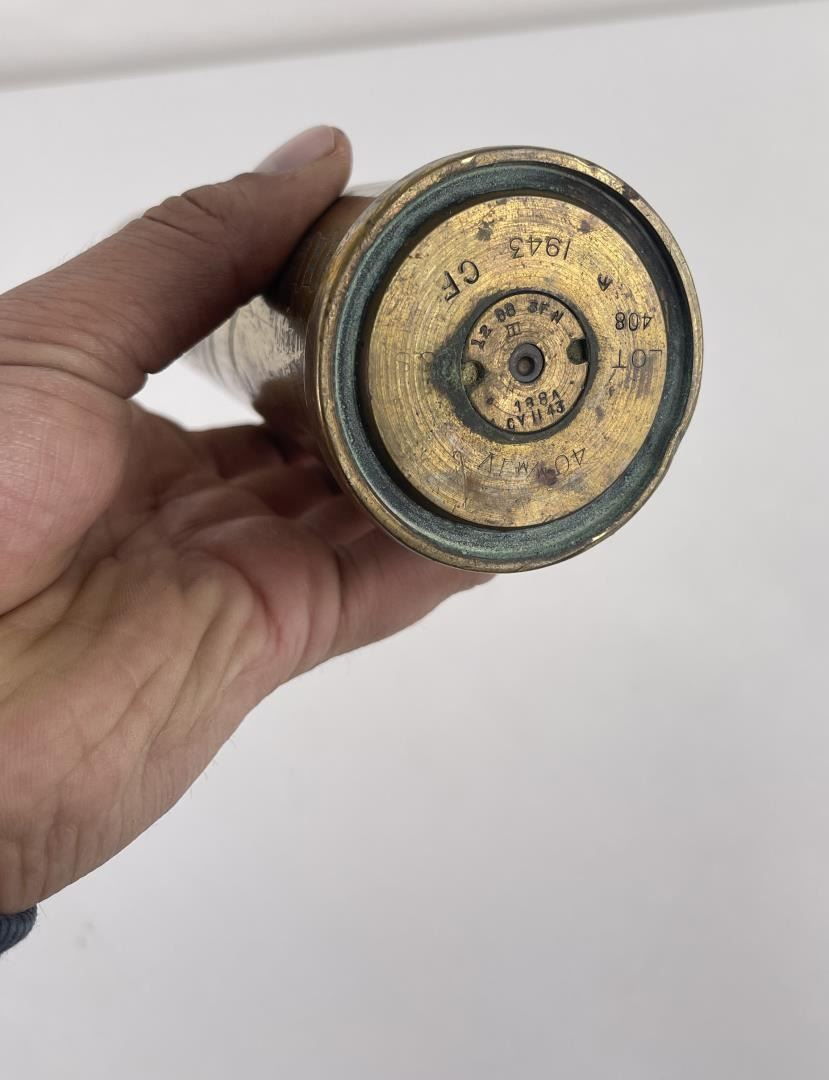 WW2 British Trench Art Shell Casing