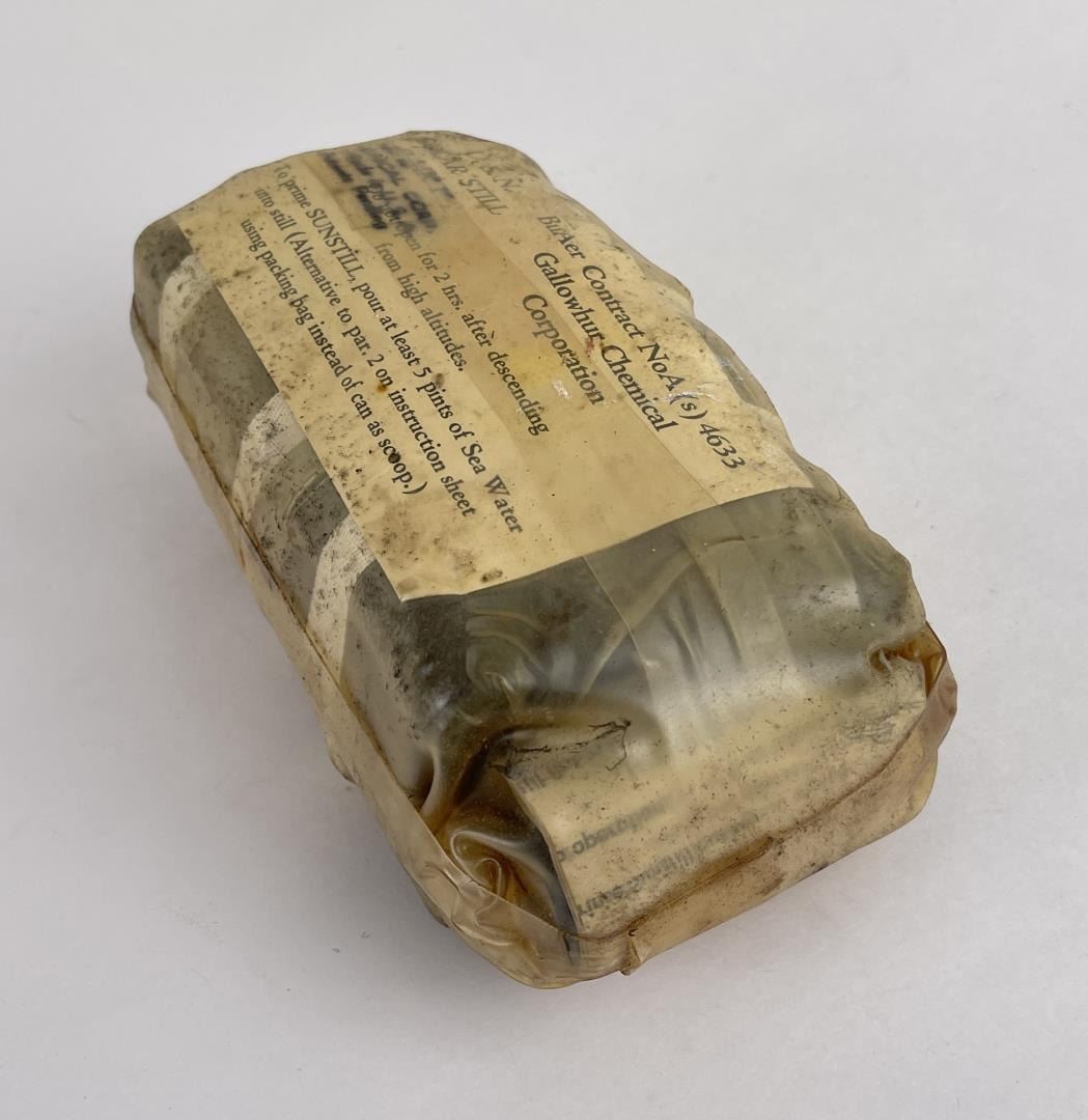WW2 US Navy Pilot Solar Still Life Raft Kit