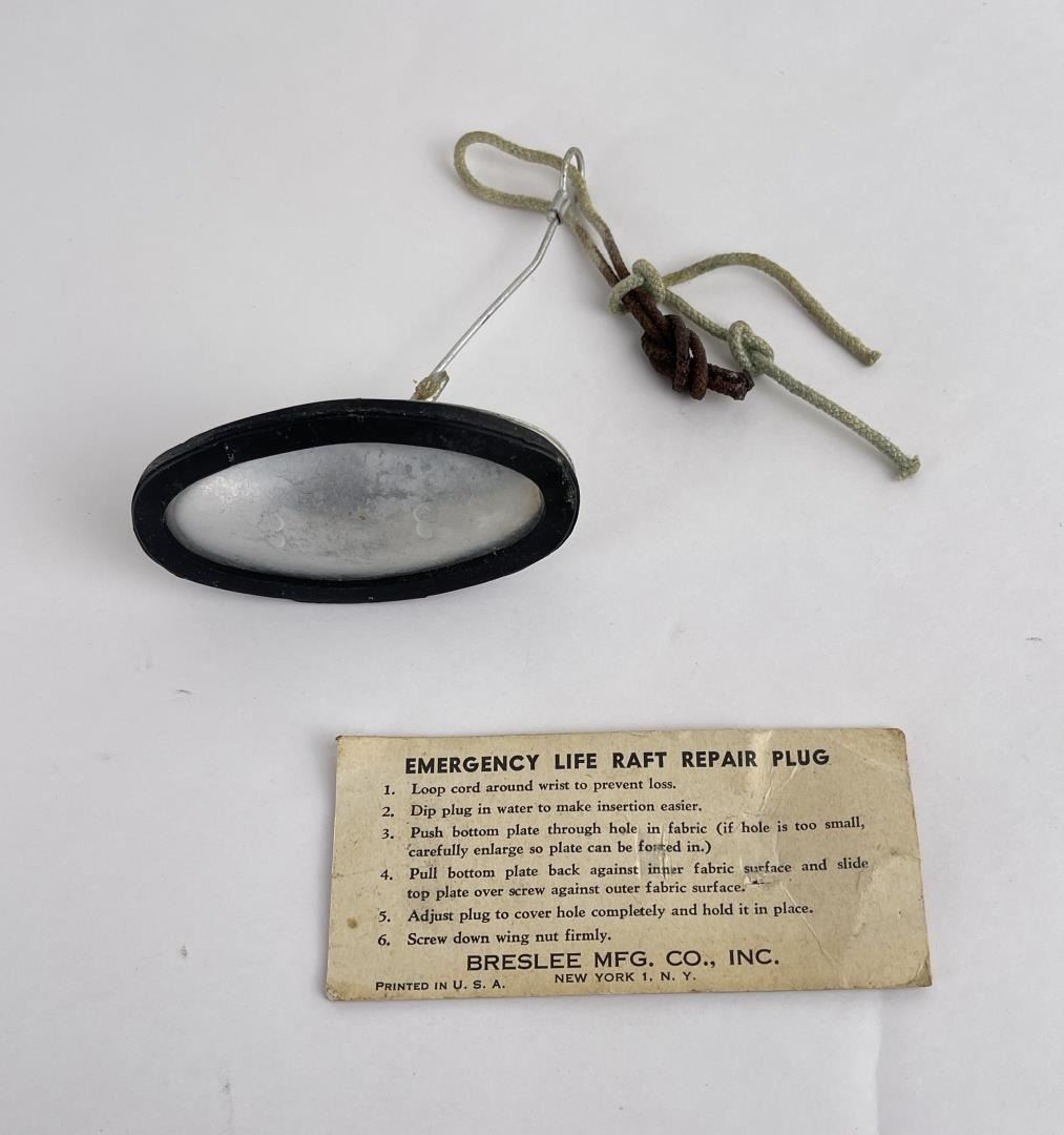 Vietnam War Life Raft Repair Kit Plug
