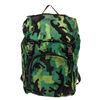 Image 1 : Prada Green Printed Camo Tessuto Large Front Pocket Double Buckle Backpack