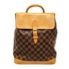 Image 1 : Louis Vuitton Brown Damier Ebene Soho Backpack