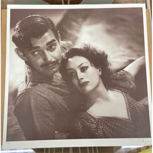 Clark Gable & Joan Crawford by Laszlo Willinger