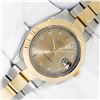 Image 3 : Rolex Mens Factory Champagne Diamond 41MM Datejust Wristwatch