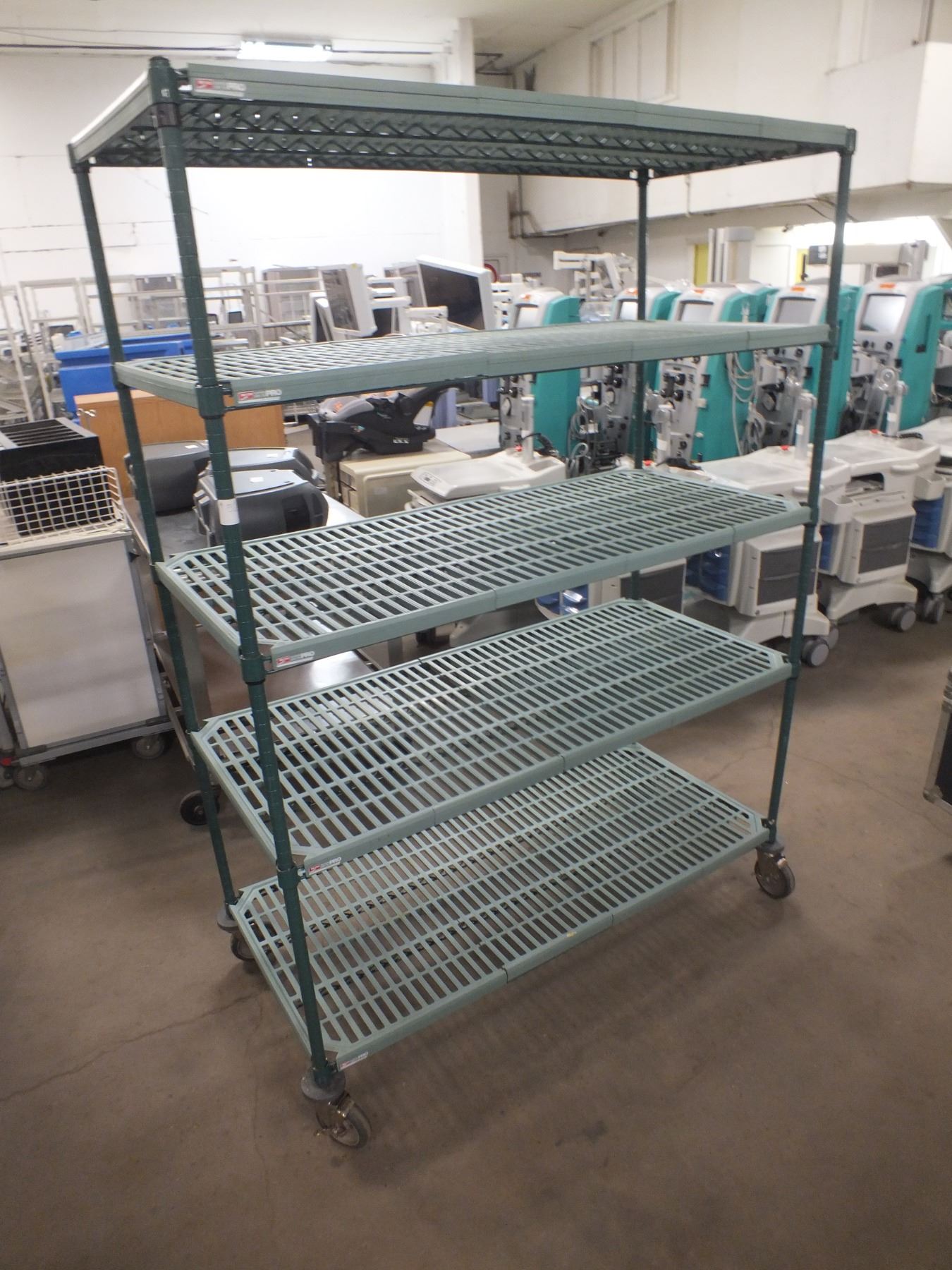 Green Metro Rack On Wheels
