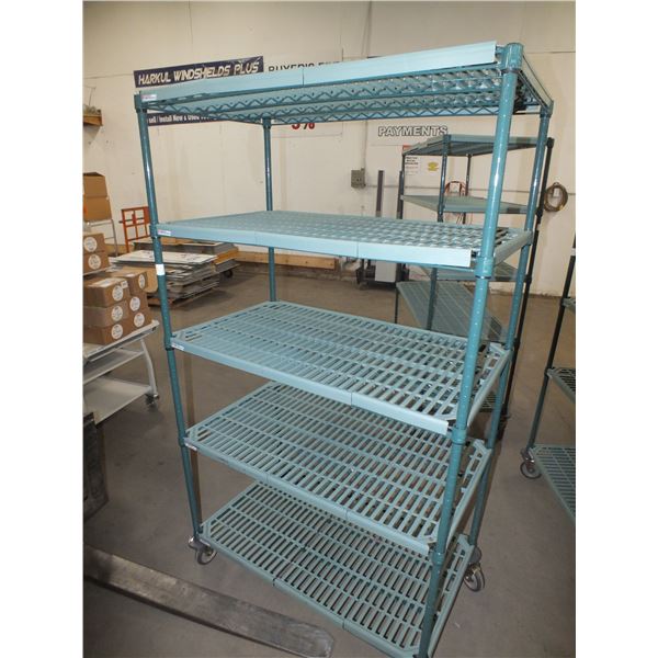 Green Metro Rack On Wheels