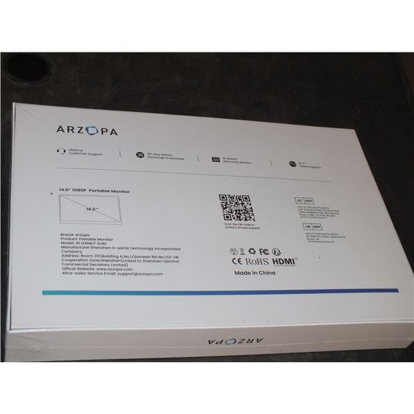 Aroza 14" Portable Monitor
