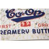 Image 2 : Antique Co-op Butter Price Sign