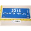 Image 1 : 1972 Mint Edmonton Commercial License Plate