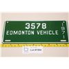 Image 1 : 1971 Mint Edmonton Commercial License Plate
