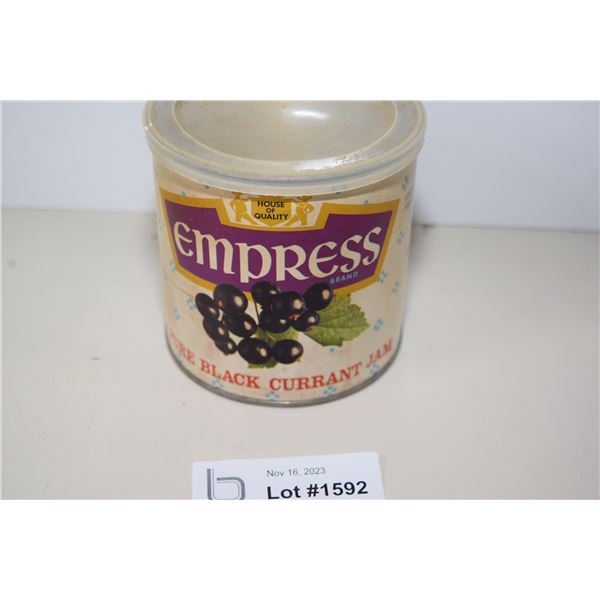 Vintage Empress Jam Tin