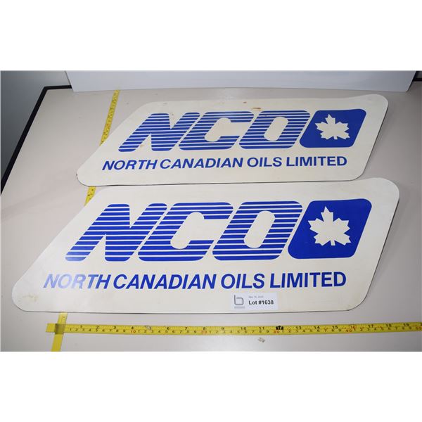 Vintage North Canadian Oil Field Magnetic Decal Set