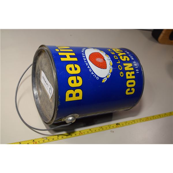 Vintage Beehive Syrup Tin