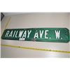 Image 1 : Railway Ave Sign - 32"