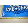 Image 2 : Tin Sign - Blue Great Western Beer - NOS