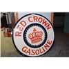 Image 1 : * Double Sided Porcelain Sign - Royal Crown Gasoline 30"
