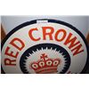 Image 2 : * Double Sided Porcelain Sign - Royal Crown Gasoline 30"