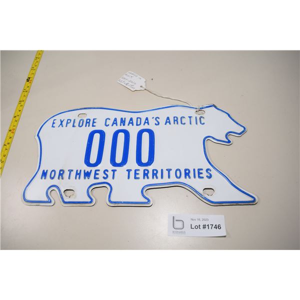 Northwest Territories Polar Bear Sample Plate