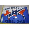 Image 2 : Layered Porcelain Sign - Rebel Gas