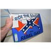 Image 3 : Layered Porcelain Sign - Rebel Gas