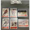 Image 1 : (6) Bobby Hull Team Canada 1976 Hockey Cards in Top Loaders Pack Fresh