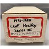 Image 1 : Box Lot of approx. 190 Hockey Cards 1993 - 1994 Leaf Series II