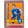 Image 1 : Ron Ellis 1971-1972 Topps Hockey Card NRMT-MINT Mis-Cut