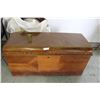 Image 1 : ** Cedar-Lined Trunk with Key - 46" x 18" x 24" Tall -Some Scratches