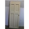 Image 5 : ** Vintage Wooden Door with Hardware - 27 1/2" Wide x 75" Long