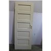 Image 1 : ** Vintage Wooden Door with Hardware - 28 1/4" x 74 1/2" Long