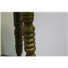 Image 3 : ** Footed Barley Twist Stool - 29 1/2" Tall