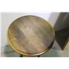 Image 4 : ** Footed Barley Twist Stool - 29 1/2" Tall