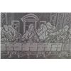 Image 3 : ** Framed Crochet Art of The Last Supper - 73 1/2" x 49"