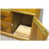 Image 3 : ** 4-Drawer Wooden Cabinet - 31" x 15 1/2" x 27" Tall