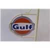 Image 3 : Miniature Decorative Gulf Double Sided Pole Sign - 5 x 13.8