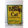 Image 1 : Tin Black Cat Cigarettes Sign - 20x27