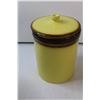 Image 3 : Medalta Three Piece Set Crock Canisters w/ Lids