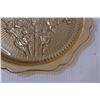 Image 3 : Depression Glass Iris and Herringbone 12" Serving Plate