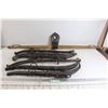 Image 1 : Horse Equipment: Wooden Neck Yoke & (6) Metal Hames