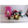 Image 1 : Carebear & Smurfs & Oddie Stuffed Toys