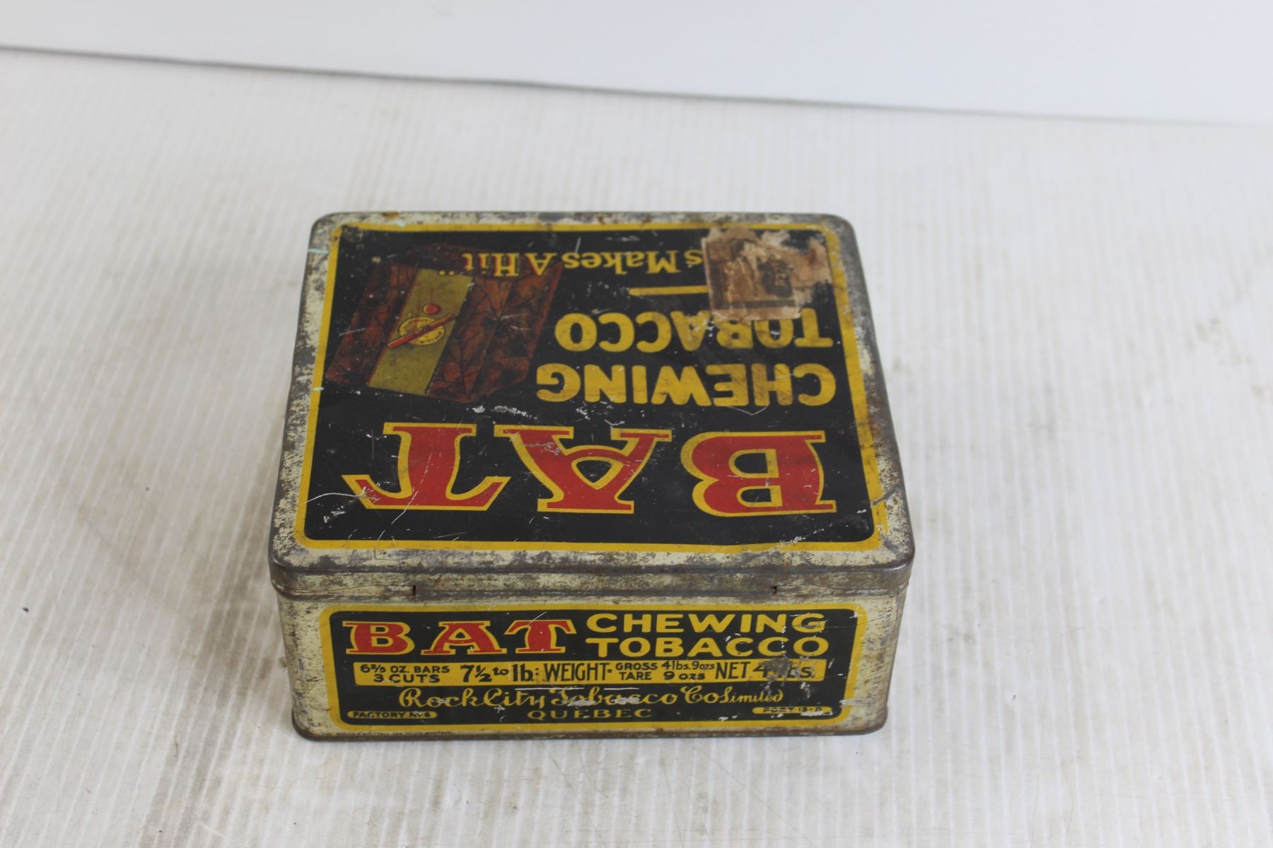 Bat Chewing Tobacco Tin