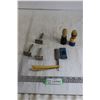 Image 1 : Vintage Shaving Supplies: Razors, Straight Razor (Plastic Handle is Broken) & Brushes