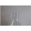 Image 2 : Painted Milk Glass Kerosene Lamp with Chimney