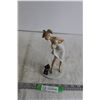Image 1 : Woman & Dog Figurine - 1764 Germany - Missing Pinky