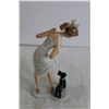 Image 4 : Woman & Dog Figurine - 1764 Germany - Missing Pinky
