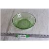 Image 2 : Uranium Depression Glass Florentine Pattern Bowl