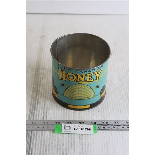 Pure Canadian Honey Tin