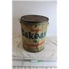 Image 1 : Burns Bakeasy Shortening Tin